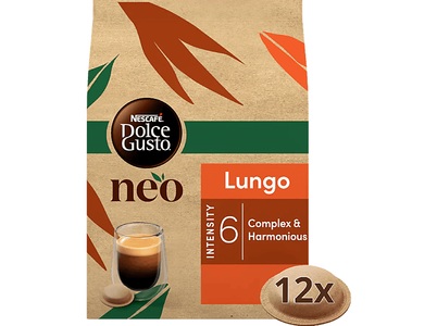 Nescafé, NESCAFÉ Dolce Gusto Neo Lungo - Kaffeekapseln, Nescafé Dolce Gusto Neo Lungo Kaffeepods 12 Stk.