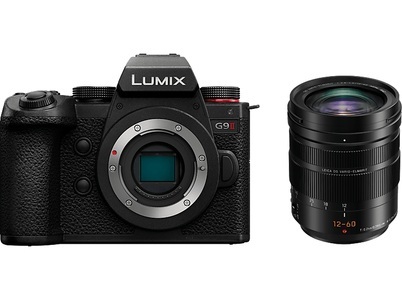 Panasonic, PANASONIC LUMIX G9II Body + LEICA DG VARIO-ELMARIT 12-60 mm / F2.8-4.0 ASPH. O.I.S. - Systemkamera Schwarz, Lumix DC-G9 II Kit 12-60mm f2.8-4 , Digitalkamera