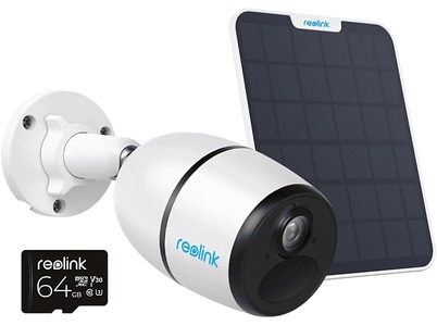 REOLINK, Reolink GO Plus inkl. Solarpanel 2 & 64Gb Micro-SD Überwachungskamera, REOLINK Go Plus inkl. Solar Panel 2 + 64GB Micro-SD - Überwachungskamera (Full-HD, 2560 x 1440 p)