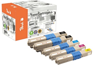 Peach, Peach Spar Pack Plus Tonermodule kompatibel zu OKI 44973533-6, Toner Spar Pack Plus 111911