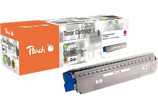 Peach, Peach Tonermodul magenta kompatibel zu OKI MC851, 44059166, Peach Toner OKI 44059166 Magenta