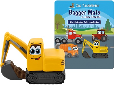 undefined, Toniefigur - Sing Kinderlieder - Bagger Mats & seine Freunde: Die schönsten Fahrzeuglieder, tonies Hörspielfigur »Sing Kinderlieder Bagger Mats und seine Freunde«