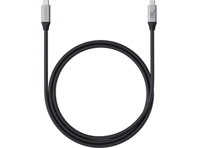 Satechi, SATECHI ST-YU4120M - USB4-C Pro Kabel (Space Gray), SATECHI ST-YU4120M - USB4-C Pro Kabel (Space Gray)