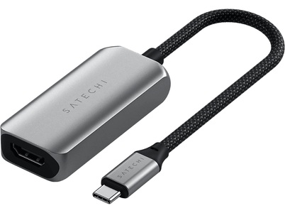 Satechi, SATECHI ST-AC8KHM - USB-C zu HDMI 2.1 8K Adapter (Space Grau), SATECHI ST-AC8KHM - USB-C zu HDMI 2.1 8K Adapter (Space Grau)