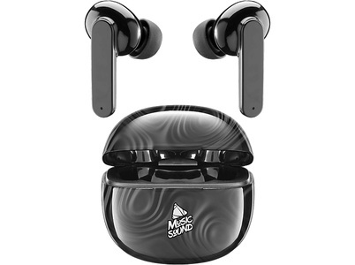 MUSIC SOUND, MUSIC SOUND BTMSTWSINEAR221 - True Wireless Kopfhörer (In-ear, Schwarz), MUSIC SOUND BTMSTWSINEAR221 - True Wireless Kopfhörer (In-ear, Schwarz)