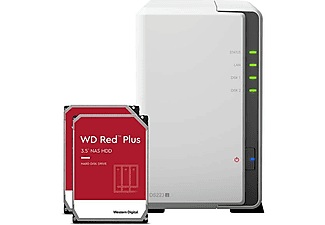 Synology, Synology NAS DS223j 2-bay WD Red Plus 12 TB, Synology NAS DS223j 2-bay WD Red Plus 12 TB