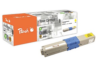 Peach, Peach Tonermodul gelb, kompatibel zu OKI 44973533, Peach O4496/47/97 Toner ye ersetzt OKI 44973533 für z.B. OKI C 301 DN, OKI C 321 DN, OKI MC 332 DN, OKI MC 340, OKI MC 342 DN, OKI MC 342 DNW