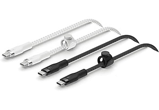 Belkin, BELKIN USB Ladekabel C 1 m Kabel ? Adapter Schwarz Weiss, Belkin USB-Ladekabel USB C - USB C 1 m