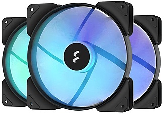Fractal Design, Aspect 14 Black Frame 3er, Gehäuselüfter, Fractal Design PC-Lüfter Aspect 14 RGB Schwarz 3 Stück