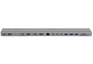 HYPER, HYPER HD156-GL Notebook Dockingstation USB-C® Power Delivery, integrierter Kartenleser, HYPER Notebook Dockingstation HD156-GL Passend für Marke Dockingstations: Universal USB-C® Power Delivery, integrierter