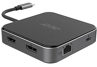 Acer, Acer Usb-C Multi Display hub Dongle 7-in-1 Dockingstation, Acer Dockingstation USB-C Dock Multi Display Hub 8K Dongle 7-in-1