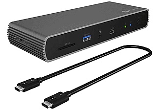 ICY BOX, Icy Box Thunderbolt4 4K Dockingstation, 4 x USBA, 2 x USBC, LAN, PD, IB-DK8801TB4, ICY BOX Dockingstation IB-DK8801-TB4