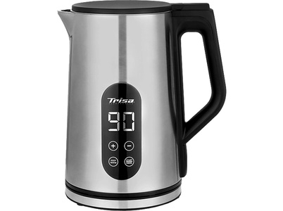 Trisa Electronics, Trisa Electronics Wasserkocher 'Digital Boil' 1.7L Edelstahl, Trisa Digital Boil Wasserkocher 1.7L Edelstahl