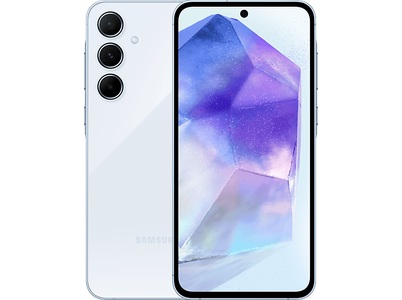 Samsung, Samsung Galaxy A55 128 GB Iceblue 6 6'' 50 MP 5G, Samsung Galaxy A55 - 128 GB, Iceblue, 6.6'', 50 MP, 5G Smartphone 128GB ? Samsung Galaxy A55 5G ? Hellblau