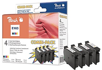 Peach, Peach Spar Pack Tintenpatronen kompatibel zu Epson No. 16XL, T1636, Peach Tintenset Epson T1631-T1634 BK, C, M, Y