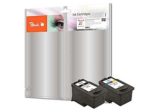 Peach, Peach Spar Pack Druckköpfe kompatibel zu Canon PG-510, CL-511, Peach C510 BK 2 Druckköpfe (bk, col) ersetzt Canon PG-510BK, CL-511C, 2970B001, 2972B001 für z.B. Canon Pixma MP 230, Canon Pixma MP 250