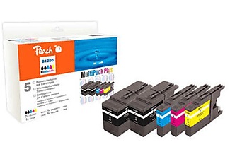 Peach, Tinte Spar Pack PI500-128, Peach Spar Pack Plus Tintenpatronen, XL-Füllung, kompatibel zu Brother LC-1280