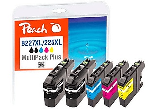 Peach, Peach Patrone Brother MFC-J4620 MultiPackPlus Retail Comp., Peach B227 XLVALBP Spar Plus Pack Druckerpatronen XL (2*bk, c/m/y) ersetzt Brother LC-227XLVALBP für z.B. Brother MFCJ 4420 DW, Brother MFCJ 4620 DW