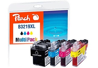 Peach, Peach Spar Pack Tintenpatronen kompatibel zu Brother LC-3219XLVALDR, Peach Tintenset Brother LC-3219XLVALDR