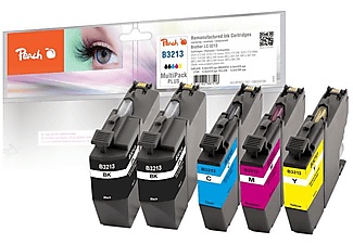 Peach, Peach Brother LC-3213, PEA, Multi-Pack-Plus, REM, FW, Peach Tinte Brother LC-3213 Multi-Pack-Plus C, M, Y, BK