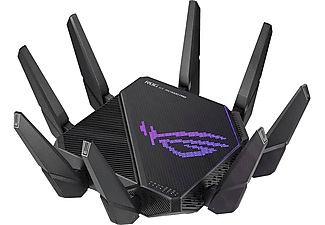 Asus, ROG Rapture GT-AX11000 Pro WLAN-Router Gigabit Ethernet Tri-Band (2,4 GHz / 5 GHz / 5 GHz) Schwarz, GT-AX11000 Pro, Router