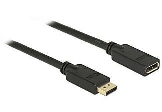 Delock, Delock DisplayPort Verlängerungskabel [1x DisplayPort Stecker - 1x DisplayPort Buchse] 15 m Schwarz, Delock Kabel DisplayPort, 15 m Verlängerungskabel