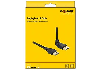 Delock, Delock Kabel Oben gewinkelt DisplayPort - DisplayPort, 5 m, 4K 60Hz, Delock Kabel Oben gewinkelt DisplayPort - DisplayPort, 5 m, 4K 60Hz