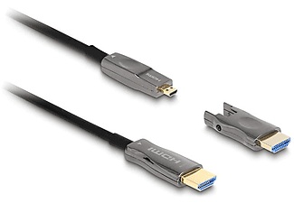 Delock, Delock Optisches Kabel 5 in 1 HDMI, 15 m, 8K 60 Hz, aktiv, Delock Optisches Kabel 5 in 1 HDMI, 15 m, 8K 60 Hz, aktiv