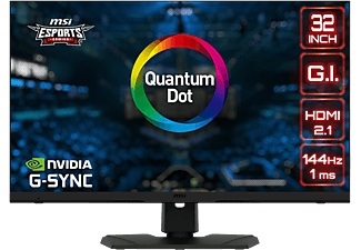 MSI, Optix MPG321URDE-QD, Gaming-Monitor, MSI Optix MPG321URDE-QD 32 UHD 4K Gaming Monitor (1 ms Reaktionszeit, 144 Hz)