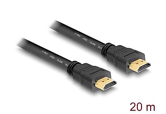 Delock, Kabel HDMI-A Stecker > HDMI-A Stecker, Delock Kabel 4K 30Hz HDMI - HDMI, 20 m