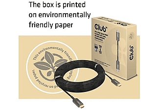 Club 3d, Club 3D CAC-1379 - HDMI AOC Kabel 4K120Hz St./St. - 20m, club3D HDMI Anschlusskabel HDMI-A Stecker 20.00 m Schwarz CAC-1379 HDMI-Kabel