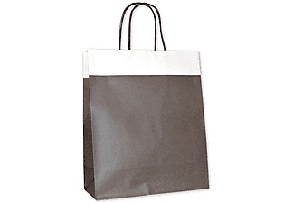 Elco, ELCO Geschenkbox »35 x 13 x 31 cm, 25«, ELCO Geschenktasche 35 x 13 x 31 cm, 25 Stück, Braun/Silber