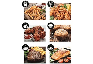 GourmetMaxx, GOURMETmaxx Heissluft-Fritteuse Digital 0.5 kg, Schwarz, GOURMETmaxx Heissluft-Fritteuse Digital 0.5 kg, Schwarz