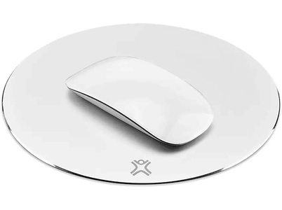 XTREMEMAC, XtremeMAC XM-MPR-SLV Mauspad Silber, XtremeMac, Mausmatte, XtremeMac Round Aluminum Mouse Pad Silv, Produkte & Wohnen