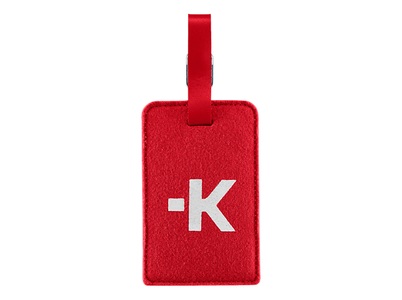 SKROSS Luggage Tag - Gepäckanhänger (Rot)