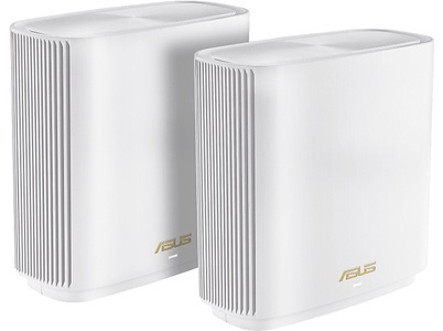 Asus, Asus ZenWiFi AX7800 (XT9) WLAN Router 2.4 GHz, 5 GHz, 5 GHz 7800 MBit/s, ASUS ZenWiFi AX (XT9) AX7800 Set - WLAN Mesh System (Weiss)