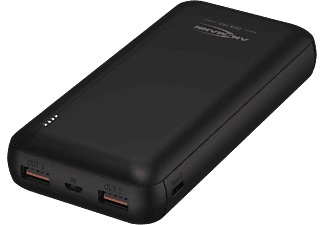 Ansmann, Ansmann PB320PD Powerbank 20000 mAh Power Delivery Li-Ion USB-A, USB-C? Schwarz, Ansmann Powerbank PB320PD, 20000 mAh