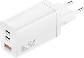 4smarts, 4smarts USB-Wandladegerät PDPlug Trio PD 65W GaN Ladegerät, 4smarts USB-Ladegerät »Dual 65W GaN Weiss«