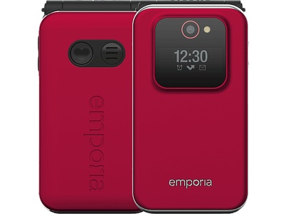 undefined, Emporia JOY LTE V228 (Red), EMPORIA JOY- LTE (4G) - Klapphandy (Rot)