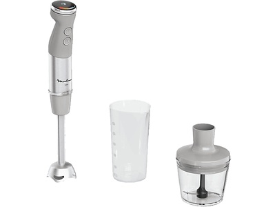 Moulinex, MOULINEX Quickchef+ Stabmixer Edelstahl/Grau (1000 W, Bechervolumen: 800 ml, Zerkleinerer-Volumen: 500 ml), MOULINEX Quickchef+ Stabmixer Edelstahl/Grau (1000 W, Bechervolumen: 800 ml, Zerkleinerer-Volumen: 500 ml)
