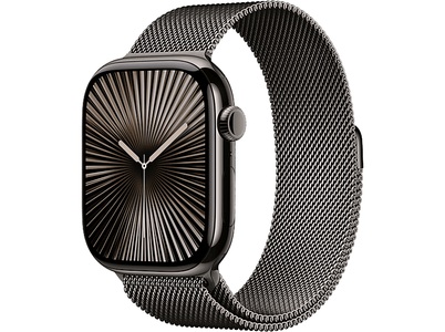 Apple, Apple Watch Series 10 GPS Cellular 46mm Slate Titanium/Slate Milanese, Apple Watch Series 10 GPS + Cellular, 46mm, Slate Titanium / Slate Milanese Loop S/M ? Titanium