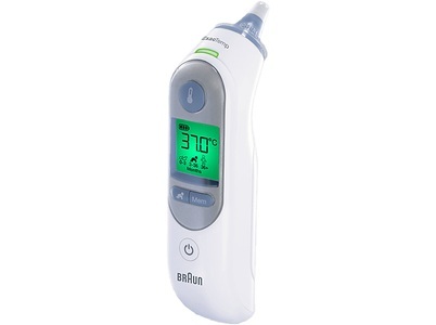 Braun, Braun Thermoscan 7, BRAUN ThermoScan 7 IRT6520 Digitale Fieberthermometer (Messart: im Ohr)