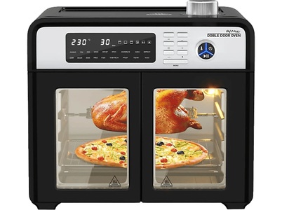 BEST DIRECT, BEST DIRECT Chef O Matic Double Minibackofen, Starlyf - Chef O Matic doppelte Glastüren Elektro Back und Grillofen, Grillofen