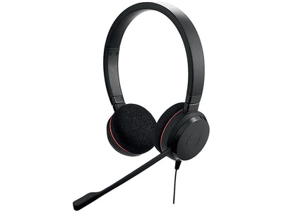 Jabra (Mobile), Jabra Evolve 20 MS USB-C Headset mono, JABRA 4999-823-189, Over-ear Bluetooth kopfhörer Schwarz