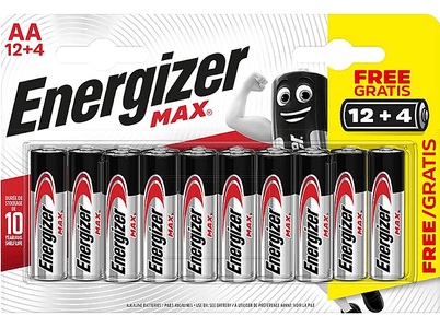 Energizer, Energizer Max Mignon (AA)-Batterie Alkali-Mangan 1.5 V 16 St., ENERGIZER MAX AA LR6 8PCS Batterie
