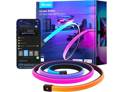 Govee, Govee LED Stripe Neon Gaming Table Light, 3 m, RGBIC, Wi-Fi + BT, LED Deckenleuchte »Govee Stripe Neon Gaming«