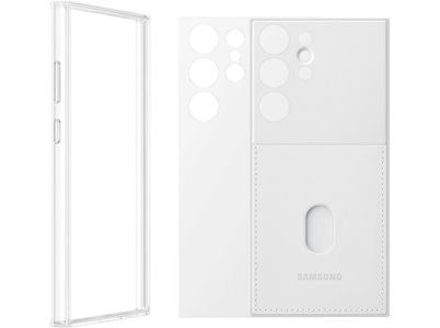 Samsung, Samsung - Galaxy S23 Ultra 5G Frame Cover Schutzhülle (EF-MS918CWEGWW) - Weiss, SAMSUNG Frame Case, Hüllen, Samsung, Galaxy S23 Ultra, Weiss