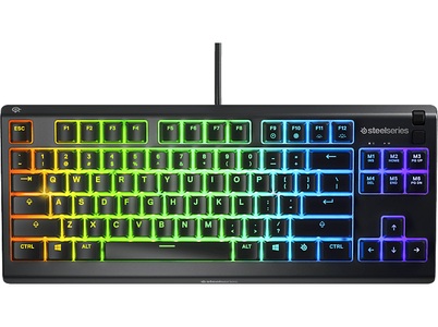 Steelseries, Steelseries Apex 3 TKL Kabelgebunden Gaming-Tastatur Beleuchtet Deutsch, QWERTZ Schwarz, STEELSERIES APEX 3 TKL (DE Layout), Gaming Tastatur, Kabelgebunden, Schwarz