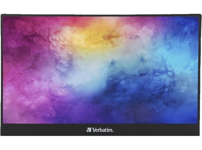 Verbatim, Verbatim PM-14 LCD-Monitor 35.6 cm (14 Zoll) EEK A (A - G) 1920 x 1080 Pixel Full HD 6 ms HDMI®, USB 2.0, USB-C®,, VERBATIM PM-14 14 Full-HD Portabler Monitor (6 ms Reaktionszeit, 60 Hz)