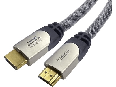 inakustik, INAKUSTIK White Line High Speed, HDMI-Kabel mit Ethernet, 3 m, INAKUSTIK White Line High Speed, HDMI-Kabel mit Ethernet, 3 m